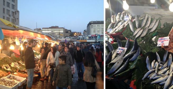 Checking out the fish market before awkwardly crashing a way too nice restaurant just for their special fish soup. Worth it.