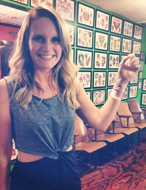 That's my "I'm so excited, but sooo nervous and also that hurt really bad" face